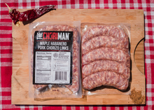 Load image into Gallery viewer, The Chori-Man® Maple Habanero Pork Chorizo Links - Five per Pound